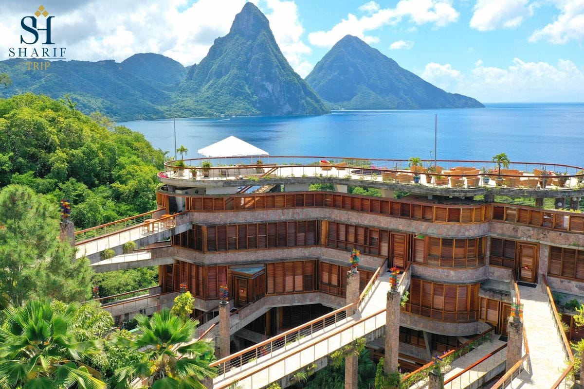 Jade Mountain Resort Hotel - معرفی هتلهای سنت لوسیا